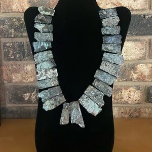 Kenneth Jay Lane Graduated Agate Stone Necklace